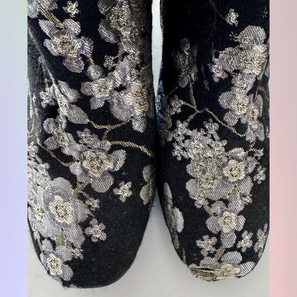 Sol Sana Floral Aluminum Heeled Boots – Size 38 - Picture 4 of 7